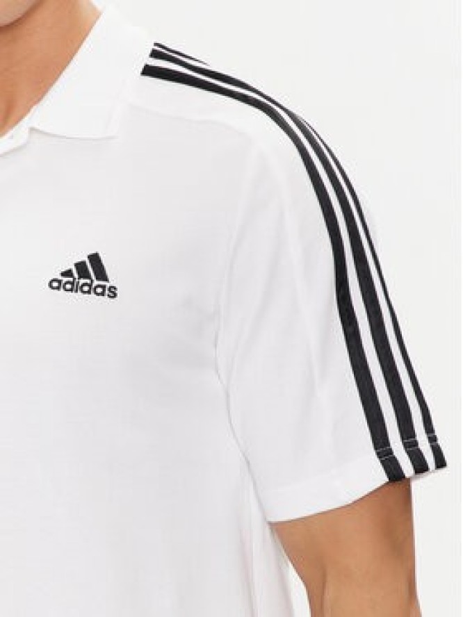 adidas Polo Essentials Piqué Embroidered Small Logo 3-Stripes Polo Shirt IC9312 Biały Regular Fit