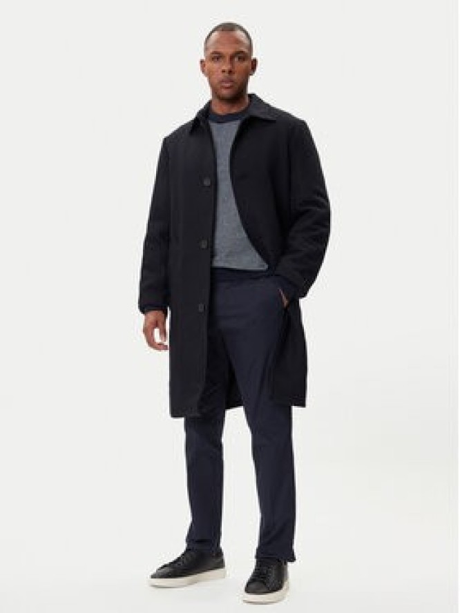 Armani Exchange Płaszcz wełniany XM001121 AF18943 UB101 Granatowy Regular Fit