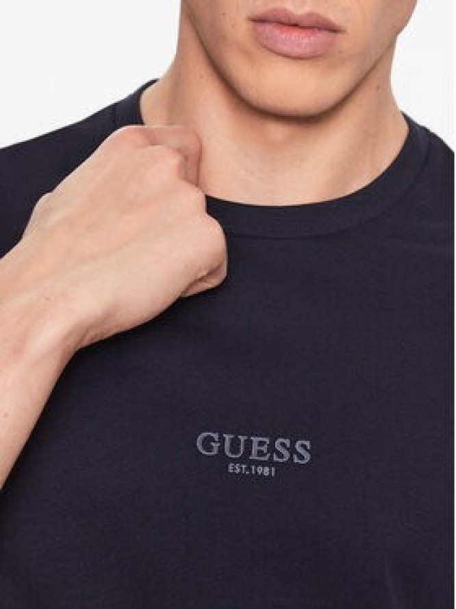 Guess T-Shirt M2YI72 I3Z14 Granatowy Slim Fit