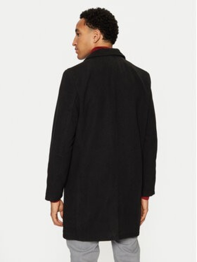 Brave Soul Płaszcz przejściowy MJK-AUGUSTINEBLK Czarny Regular Fit