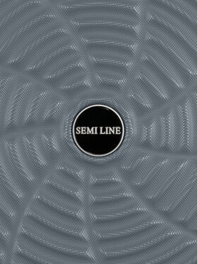 Semi Line Walizka średnia T5924-2 Czarny