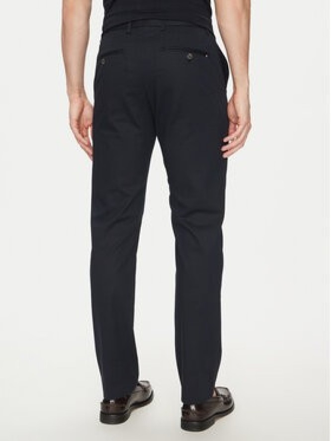 Tommy Hilfiger Chinosy Denton MW0MW38863 Granatowy Slim Fit