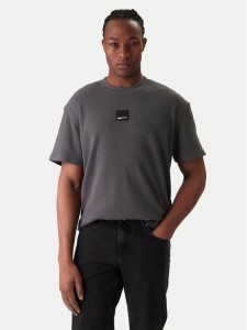 Karl Lagerfeld Jeans T-Shirt B1M17082 Szary Regular Fit