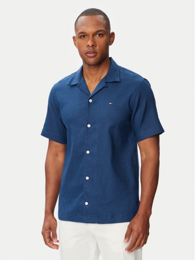 Tommy Hilfiger Koszula MW0MW43090 Niebieski Regular Fit
