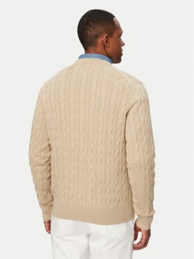 Tommy Hilfiger Sweter MW0MW33132 Beżowy Regular Fit