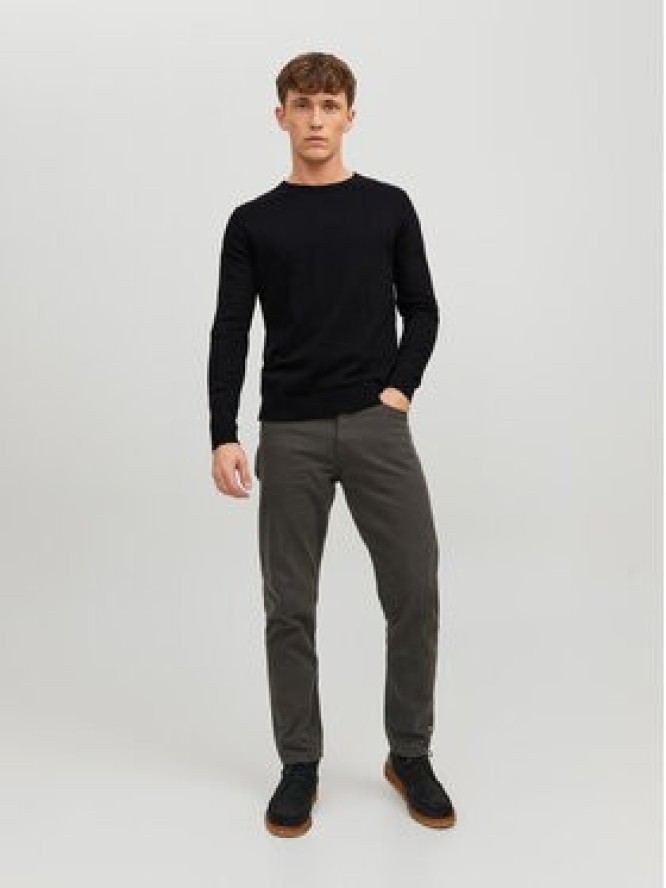 Jack & Jones Sweter Emil 12208364 Czarny Regular Fit