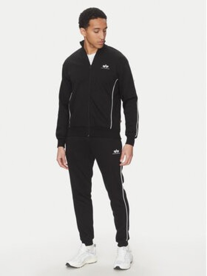Alpha Industries Bluza Small Logo 156305 Czarny Regular Fit