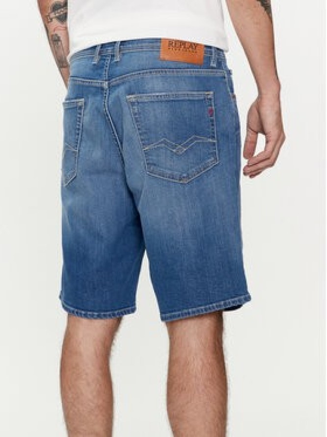 Replay Szorty jeansowe M1072 .000.573 Niebieski Regular Fit
