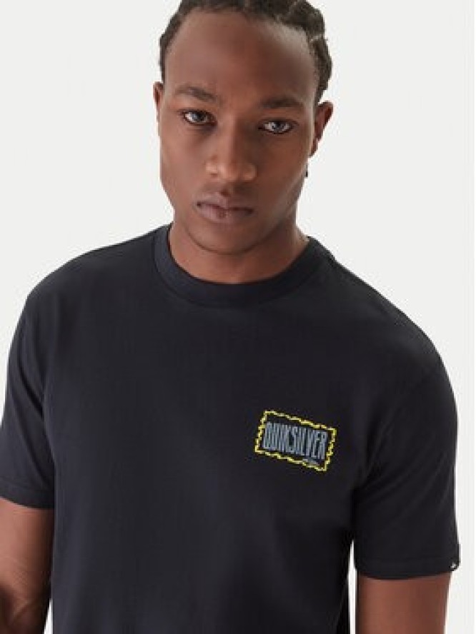 Quiksilver T-Shirt Gotam EQYZT08177 Czarny Regular Fit