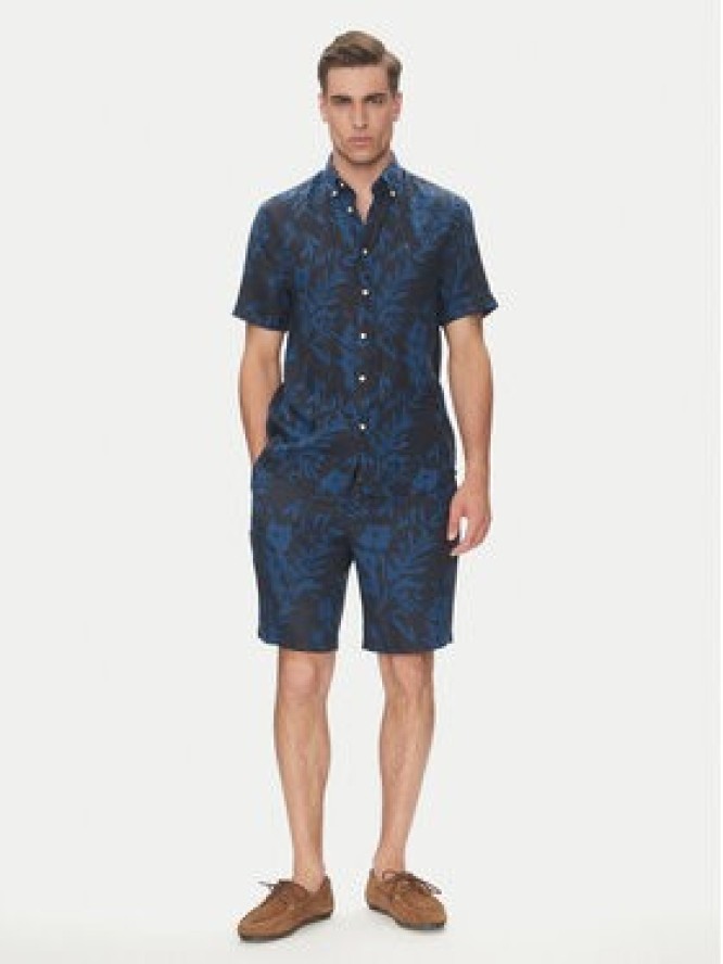 Tommy Hilfiger Szorty materiałowe Harlem MW0MW38847 Granatowy Regular Fit