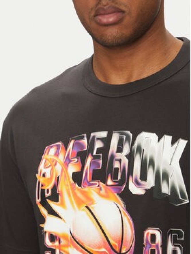 Reebok T-Shirt 100218817 Czarny Regular Fit