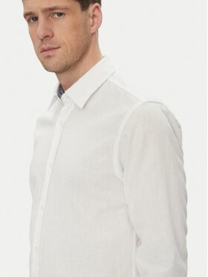 JOOP! Jeans Koszula 15 JJSH-92Hanson2K-W 30045977 Biały Regular Fit