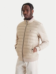 Tommy Hilfiger Kurtka przejściowa Mix Media Ess MW0MW41329 Beżowy Regular Fit