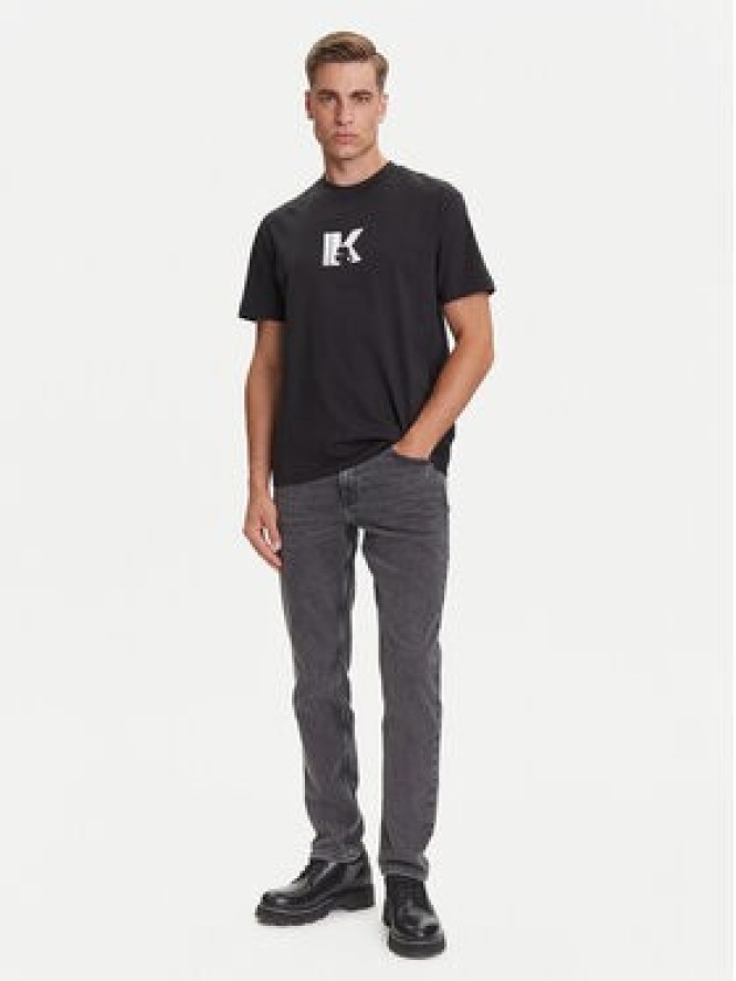 Karl Lagerfeld Jeans T-Shirt A3M17057 Czarny Regular Fit