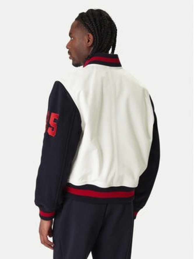 Tommy Hilfiger Kurtka bomber Varsity MW0MW41866 Écru Regular Fit