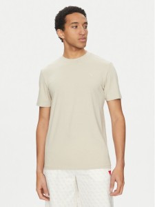 Guess T-Shirt Z2YI12 JR06K Beżowy Regular Fit