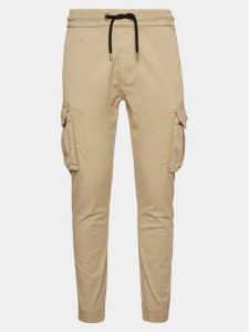 Alpha Industries Joggery Twill 116202 Beżowy Slim Taper Fit