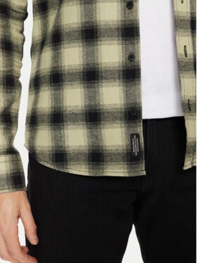 Blend Koszula 20717421 Zielony Slim Fit