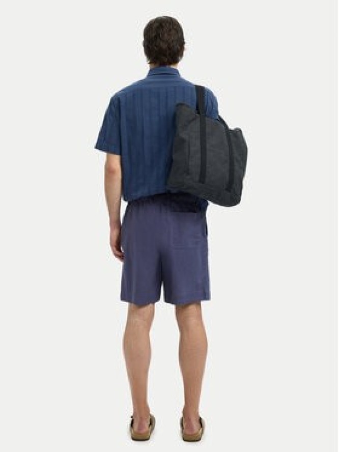 Selected Homme Szorty materiałowe 16097541 Fioletowy Loose Fit