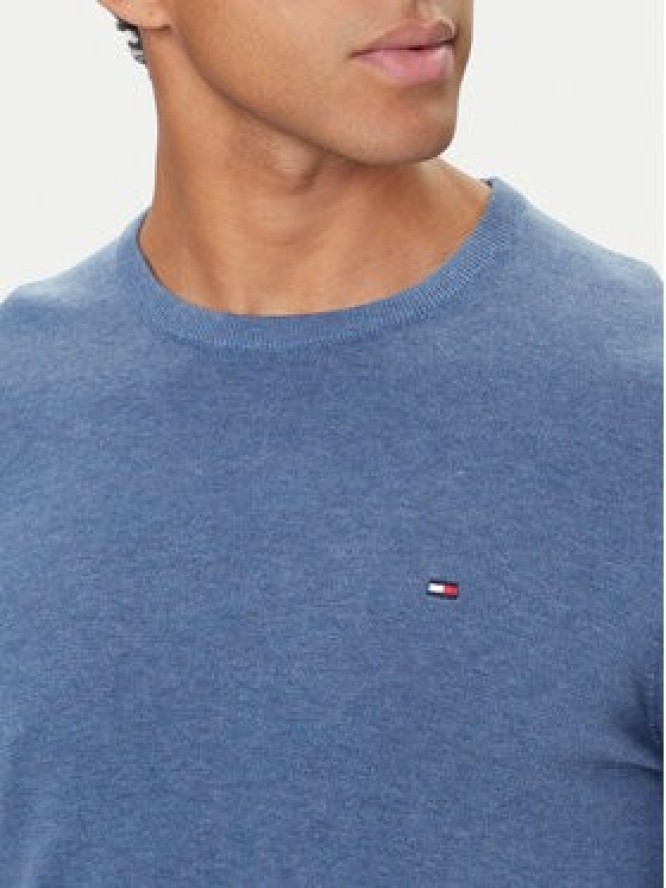 Tommy Hilfiger Sweter Essential Ssnl MW0MW39999 Niebieski Regular Fit
