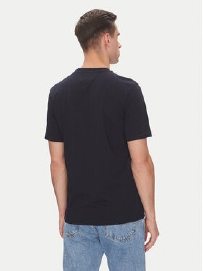 Tommy Hilfiger T-Shirt Stack MW0MW39355 Granatowy Regular Fit