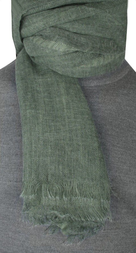 Lekki Wiosenno-Jesienny, Przejściowy Szalik - ALTIES - Zieleń Khaki