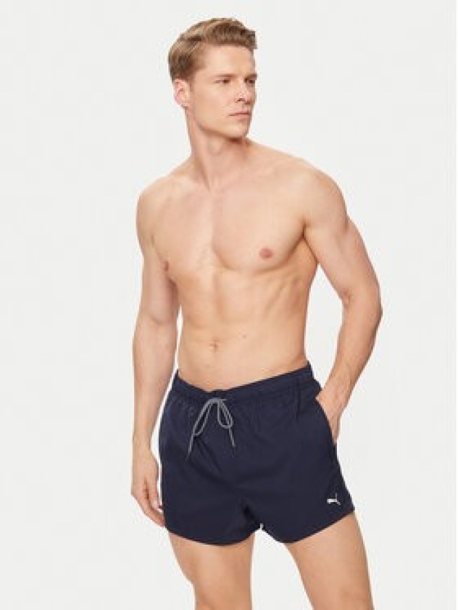 Puma Szorty kąpielowe 907658 Granatowy Regular Fit
