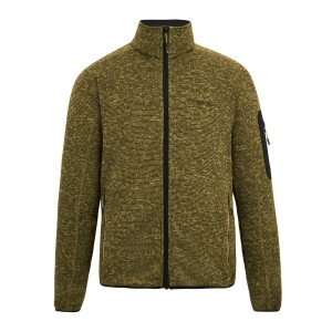 Bluza Polarowa Męska Melanżowy Pełen Suwak Newhill