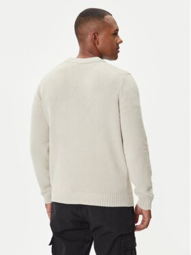 Aeronautica Militare Sweter 252MA1573UL00539 Beżowy Regular Fit