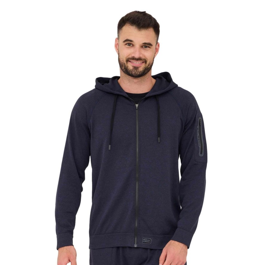 Bluza męska wełniana z kapturem Brubeck OUTDOOR MERINO
