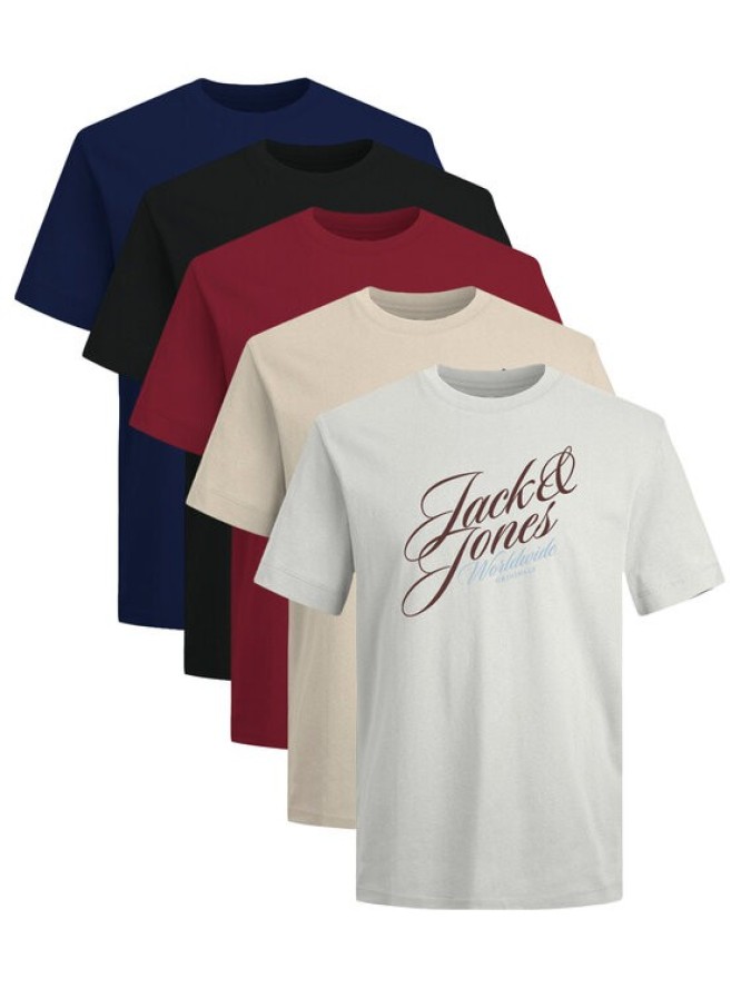 Jack & Jones Komplet t-shirtów Inwood 12291656 Kolorowy Regular Fit