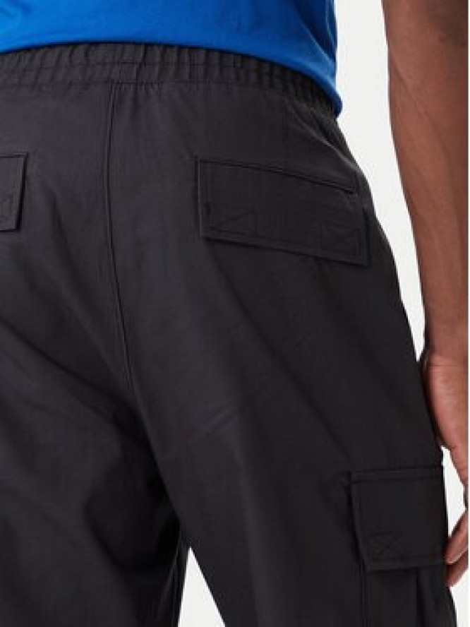 HUGO Spodnie materiałowe Gadic242 50545643 Czarny Relaxed Fit