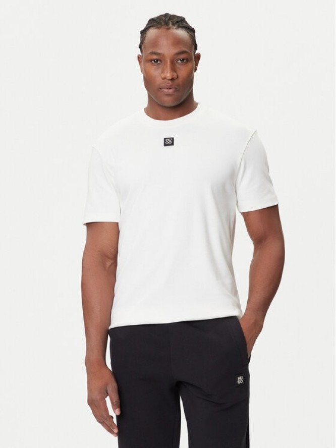 HUGO T-Shirt Dalile 50505201 Beżowy Regular Fit