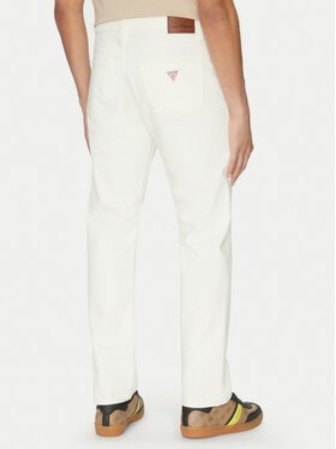Guess Jeans Jeansy M5GA1B D5OC1 Beżowy Straight Fit