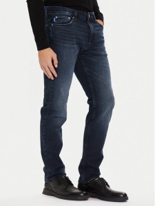 HUGO Jeansy Ash 50541568 Granatowy Slim Fit