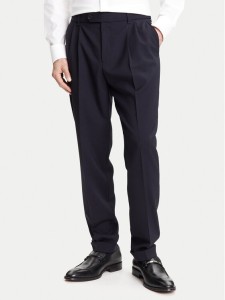 BOSS Spodnie materiałowe C-Perin-DPL 50545822 Granatowy Tapered Fit