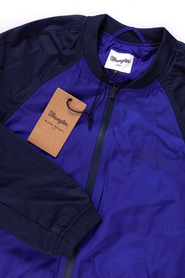 KURTKA WRANGLER BOMBER SURF BLUE W4745XC6U 112129039