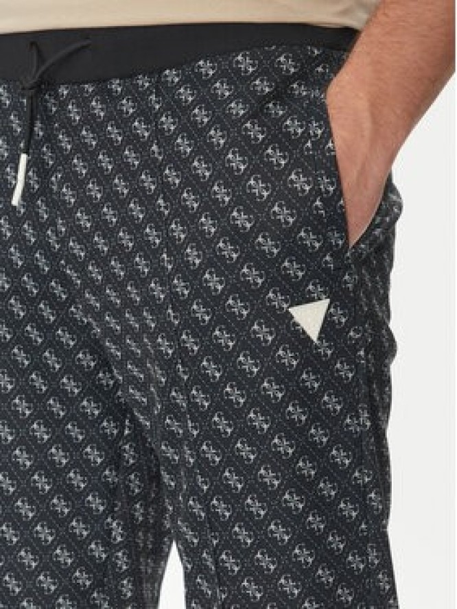 Guess Spodnie dresowe Korbin Z2BB05 FL04Q Czarny Regular Fit