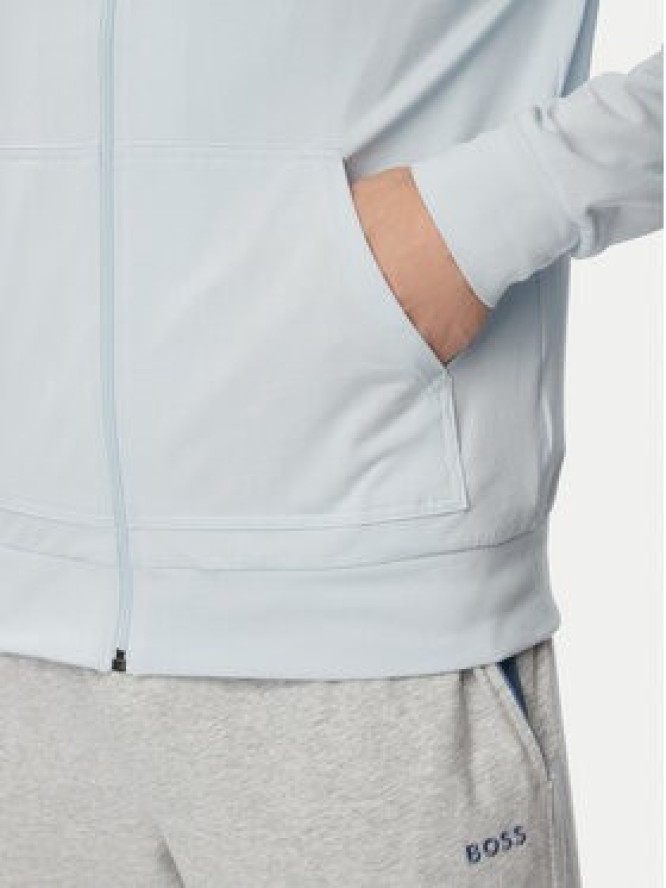 BOSS Bluza Mix&Match 50515307 Niebieski jasny Regular Fit
