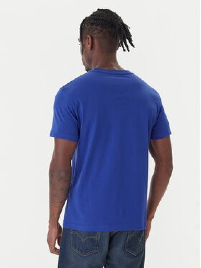 Versace Jeans Couture T-Shirt 79GAHT00 CJ00T Niebieski Regular Fit