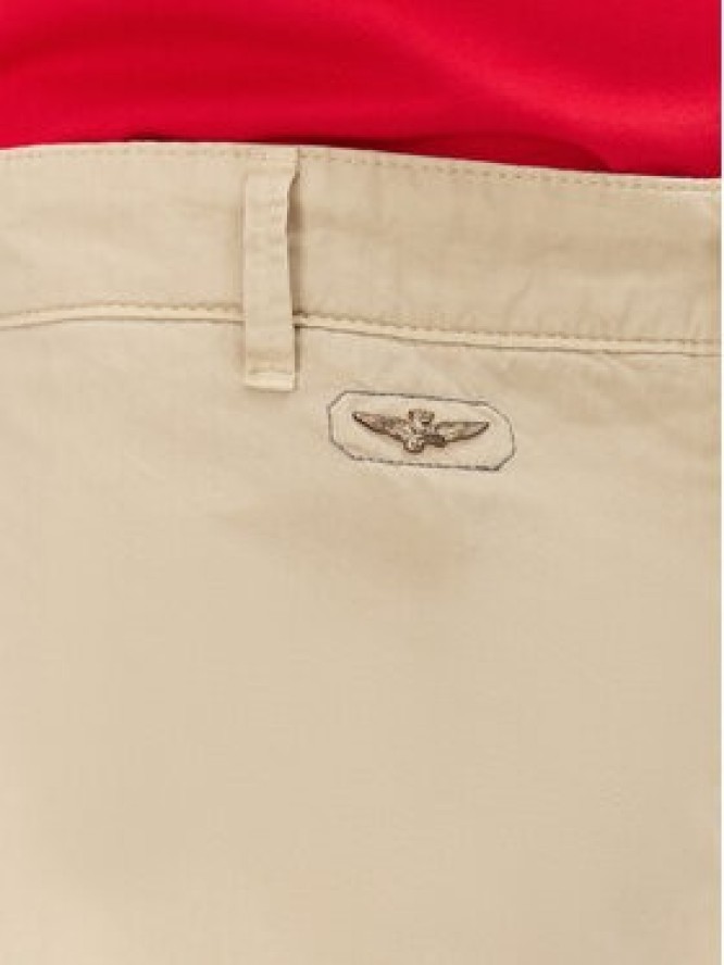 Aeronautica Militare Szorty materiałowe 251BE066CT1122 Beżowy Regular Fit