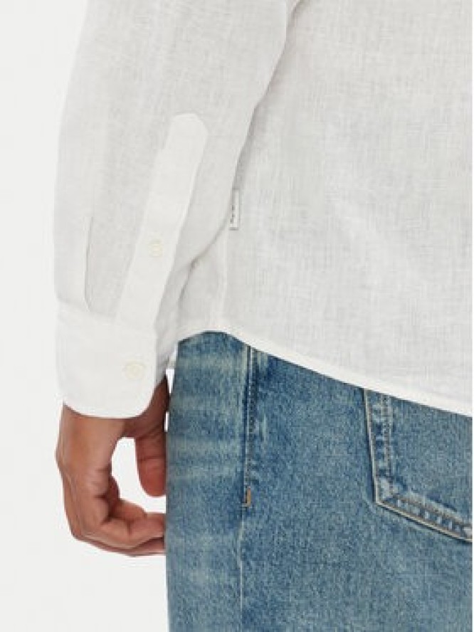 Pepe Jeans Koszula Arnau PM308844 Biały Regular Fit