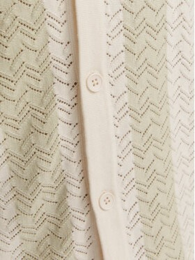 Jack & Jones Koszula Tyler 12272863 Écru Loose Fit