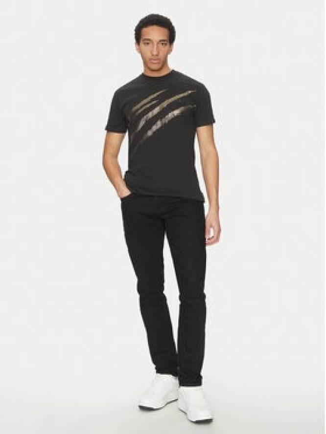 Plein Sport T-Shirt SAEC MTK8008 STE001N Czarny Regular Fit