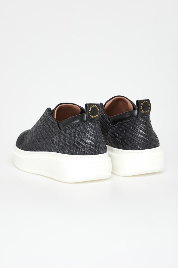 Sneakersy męskie skórzane Wembley Slip-On ALEXANDER SMITH