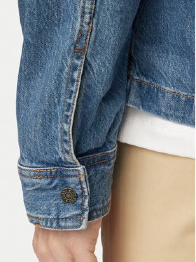 Guess Jeans Koszula jeansowa M6GH51 D5M5V Niebieski Oversize