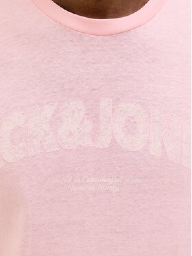 Jack & Jones T-Shirt Almeria 12276962 Różowy Regular Fit