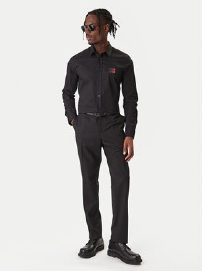 HUGO Koszula Emero 50555786 Czarny Regular Fit