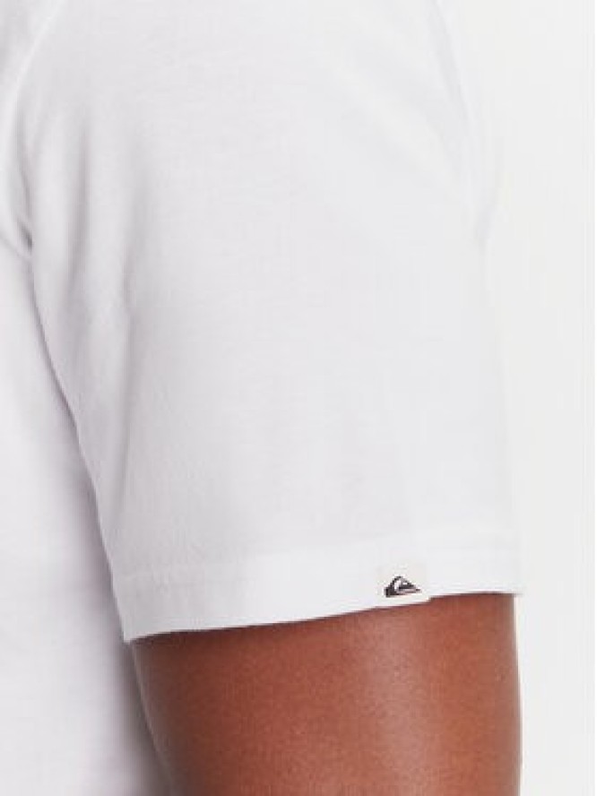 Quiksilver T-Shirt Dna Clicker Tee EQYZT08207 Biały Comfort Fit