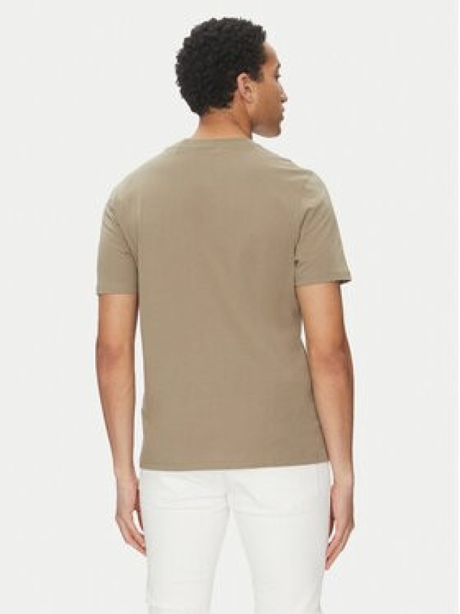 HUGO T-Shirt Dero222 50466158 Brązowy Regular Fit